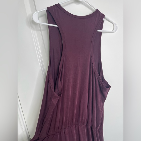 NWT Anthropologie DOLAN Sleeveless Draped Maxi Dress in Wine Size Large - Picture 15 of 16